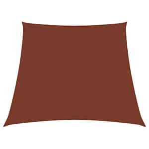Senčno jadro oksford blago trapez 2/4x3 m terakota