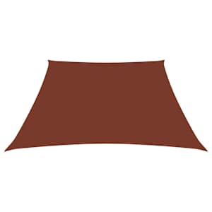 vidaXL Sunshade Sail Oxford Fabric Trapezium 3/4x3 m Terracotta