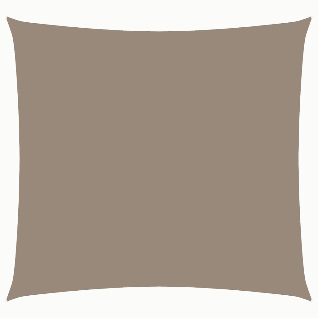 vidaXL Stínící plachta oxfordská látka čtvercová 2 x 2 m taupe