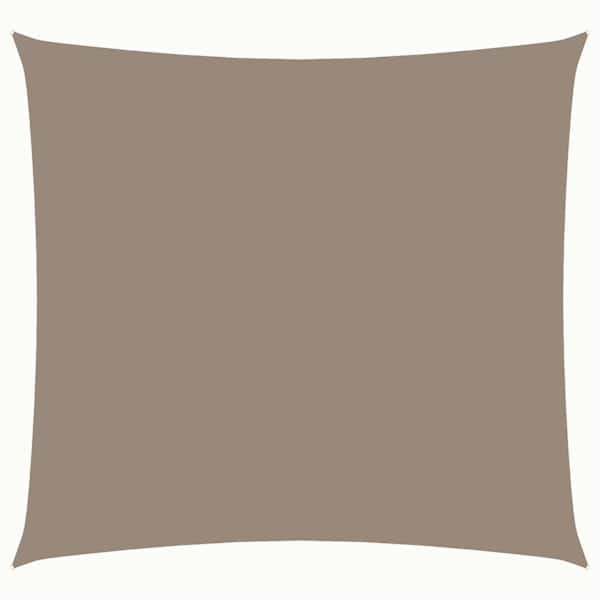 vidaXL oxford-kangast p&auml;ikesepuri, kandiline, 2,5x2,5 m, pruunikashall