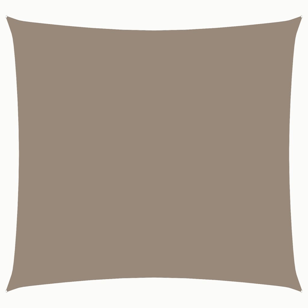 vidaXL Parasolar, gri taupe, 3x3 m, țesătură oxford, pătrat