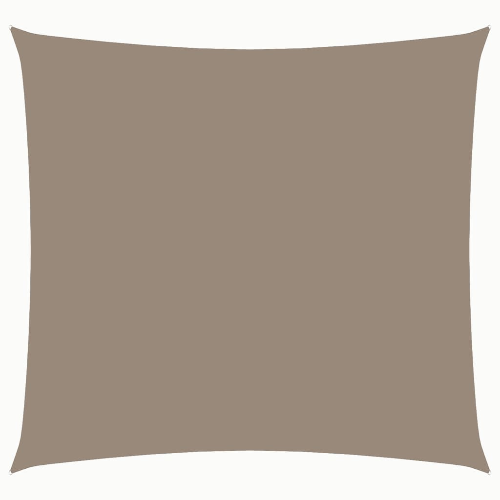 vidaXL Stínící plachta oxfordská látka čtvercová 3,6 x 3,6 m taupe