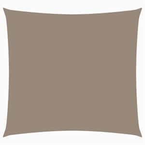 Stínící plachta oxfordská látka čtvercová 4,5 x 4,5 m taupe - obrázek 2