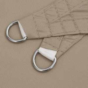 Senčno jadro oksford blago kvadratno 6x6 m taupe - slika 5