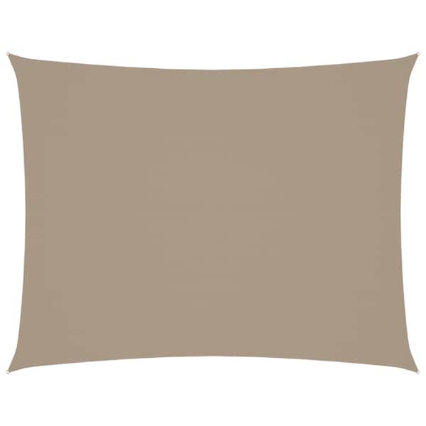 vidaXL oxford-kangast p&auml;ikesepuri, ristk&uuml;lik, 2 x 3,5 m, pruunikashall
