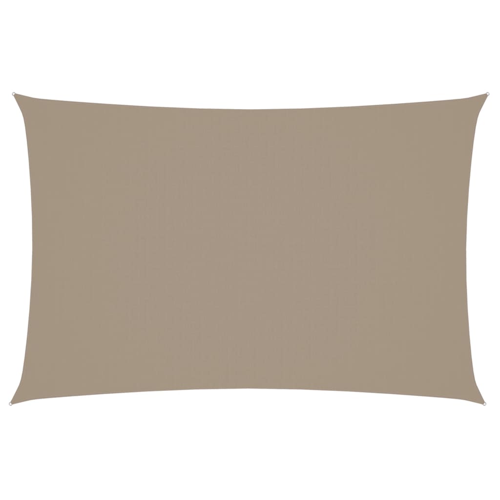 vidaXL Stínící plachta oxfordská látka obdélníková 2 x 4 m taupe