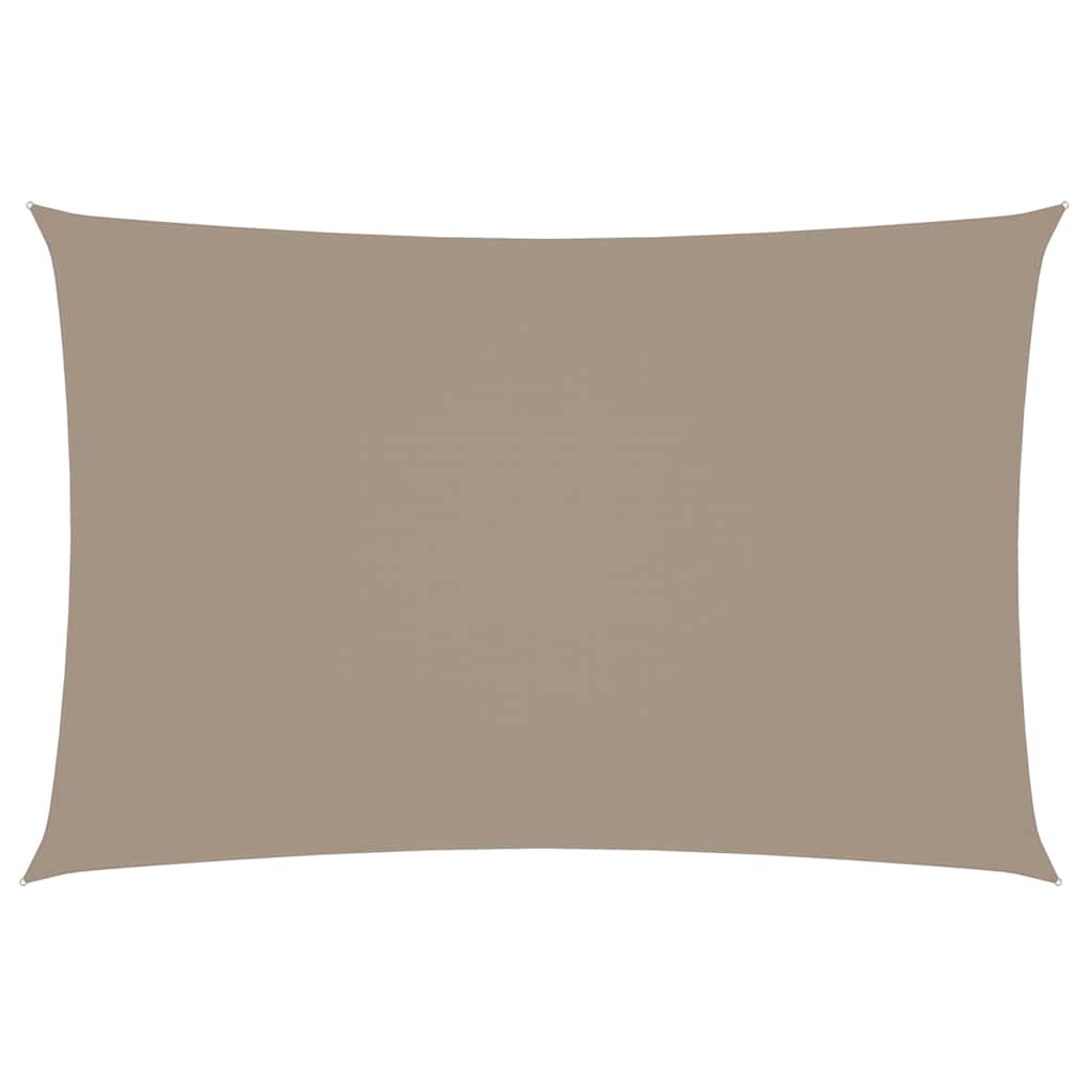 vidaXL Stínící plachta oxfordská látka obdélníková 2 x 4 m taupe