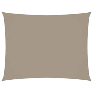 Stínící plachta oxfordská látka obdélníková 2,5 x 3,5 m taupe - obrázek 2