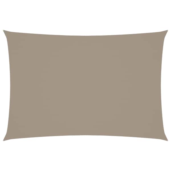 vidaXL oxford-kangast p&auml;ikesepuri, ristk&uuml;lik, 2,5x4,5 m, pruunikashall