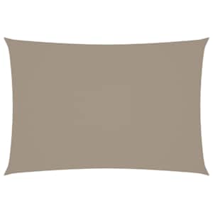 Stínící plachta oxfordská látka obdélníková 2,5 x 4,5 m taupe - obrázek 2