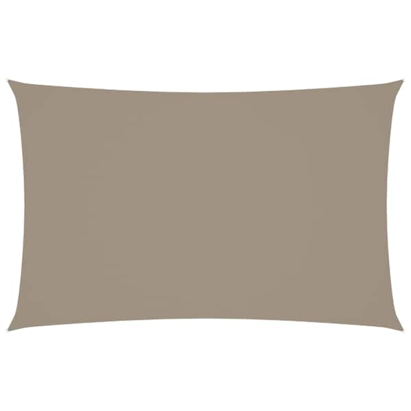 vidaXL oxford-kangast p&auml;ikesepuri, ristk&uuml;lik, 2,5x5 m pruunikashall