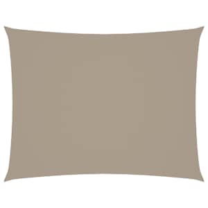 Stínící plachta oxfordská látka obdélníková 3 x 4,5 m taupe - obrázek 2