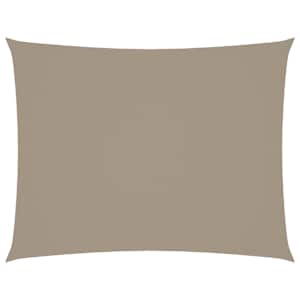 Stínící plachta oxfordská látka obdélníková 3 x 6 m taupe - obrázek 2