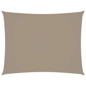 Stínící plachta oxfordská látka obdélníková 3,5 x 4,5 m taupe - obrázek 2