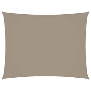 Stínící plachta oxfordská látka obdélníková 4 x 5 m taupe - obrázek 2