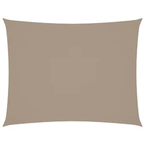 Stínící plachta oxfordská látka obdélníková 4 x 6 m taupe - obrázek 2