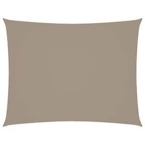 Stínicí plachta oxfordská látka obdélníková 5 x 7 m taupe - obrázek 2