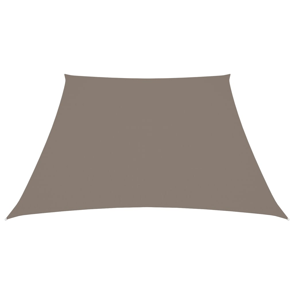 vidaXL Parasolar, gri taupe, 2/4x3 m, țesătură oxford, trapez