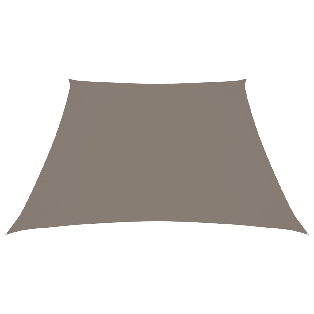 vidaXL Parasolar, gri taupe, 3/4x3 m, țesătură oxford, trapez