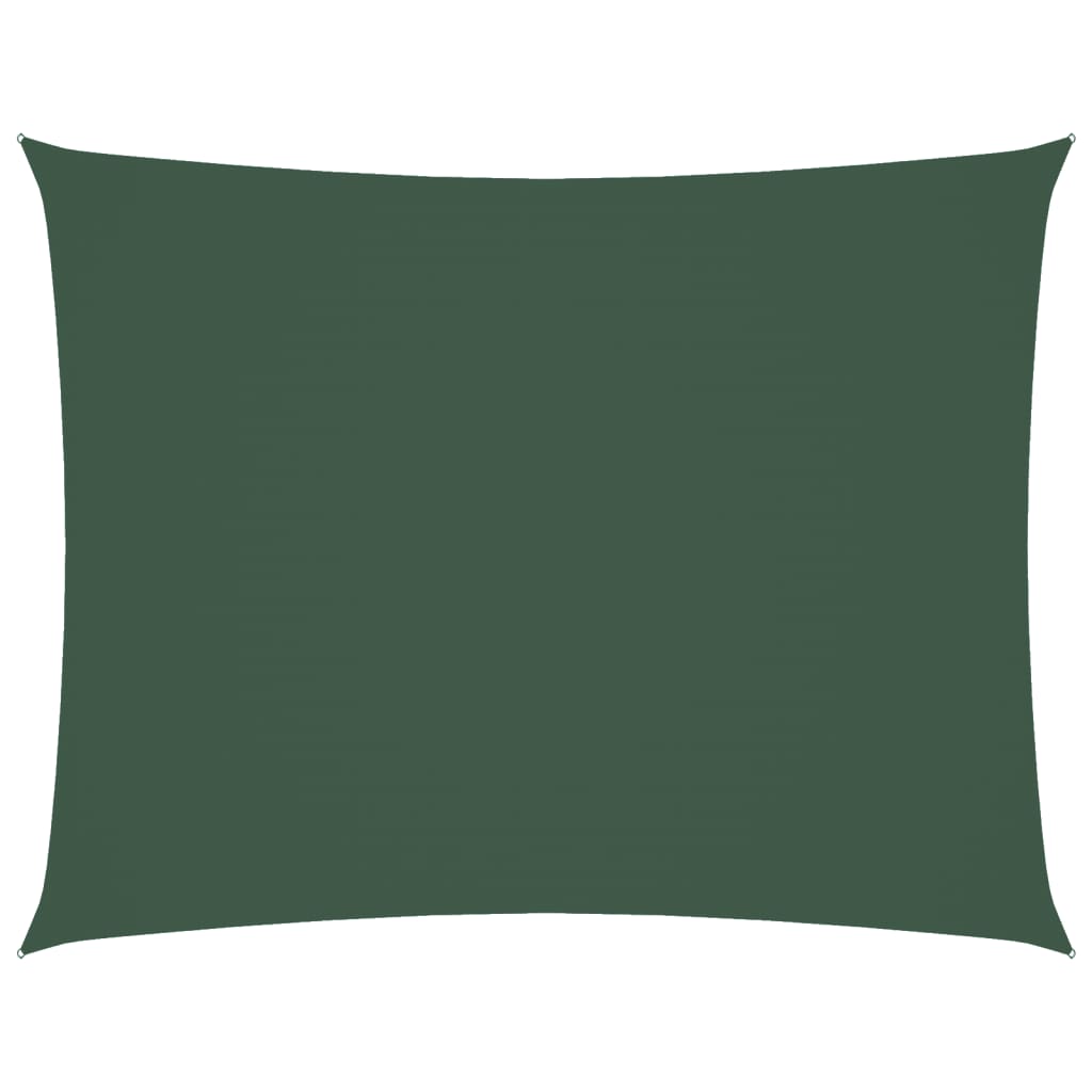 vidaXL Parasolar, verde închis, 5x7 m, țesătură oxford, dreptunghiular