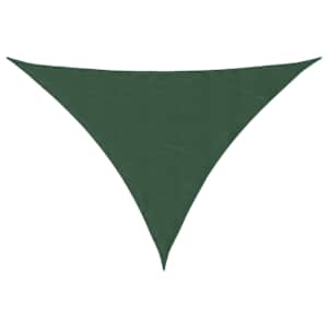 vidaXL p&auml;ikesepuri, kolmnurk, 2,5 x 2,5 x 3,5 m, tumeroheline