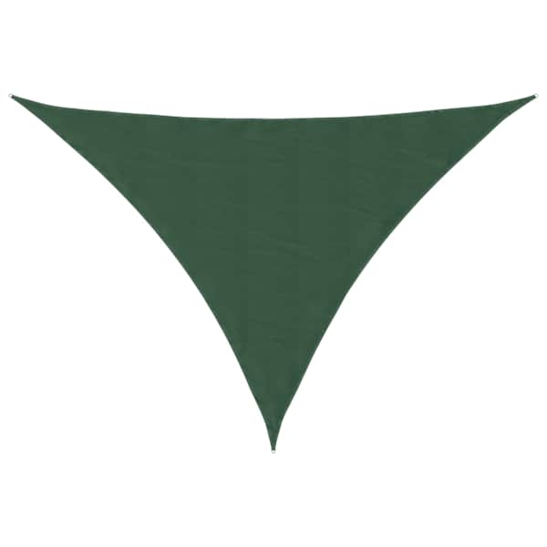 vidaXL p&auml;ikesepuri, kolmnurkne, Oxford kangas, 3x4x5 m, tumeroheline