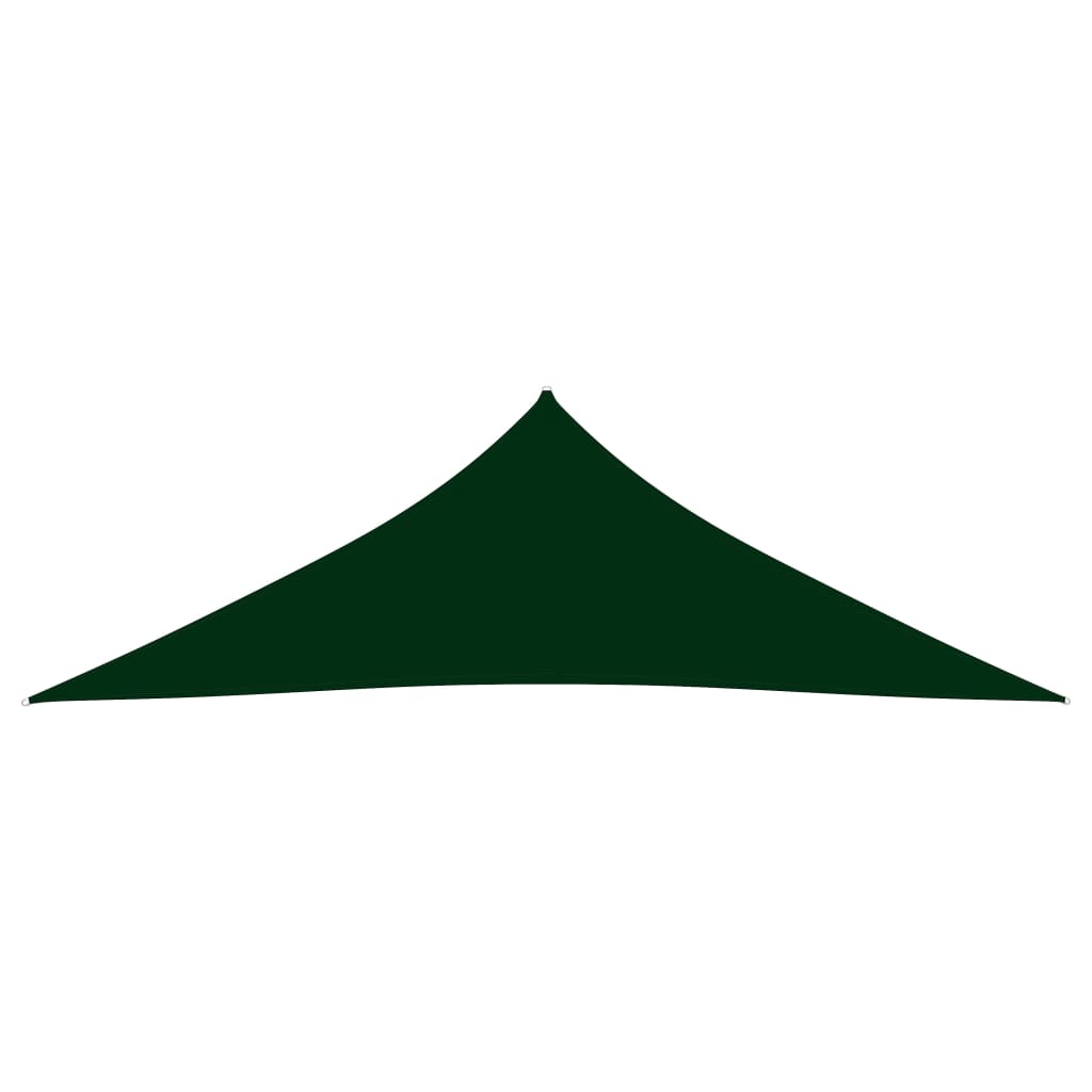 vidaXL Parasolar, verde închis, 5x5x6 m, țesătură oxford, triunghiular