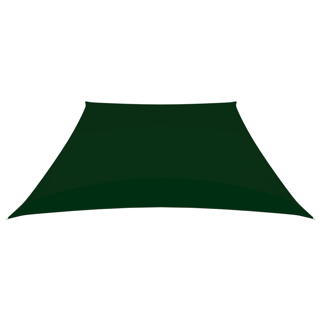 vidaXL Zonnezeil trapezium 2/4x3 m oxford stof donkergroen afbeelding