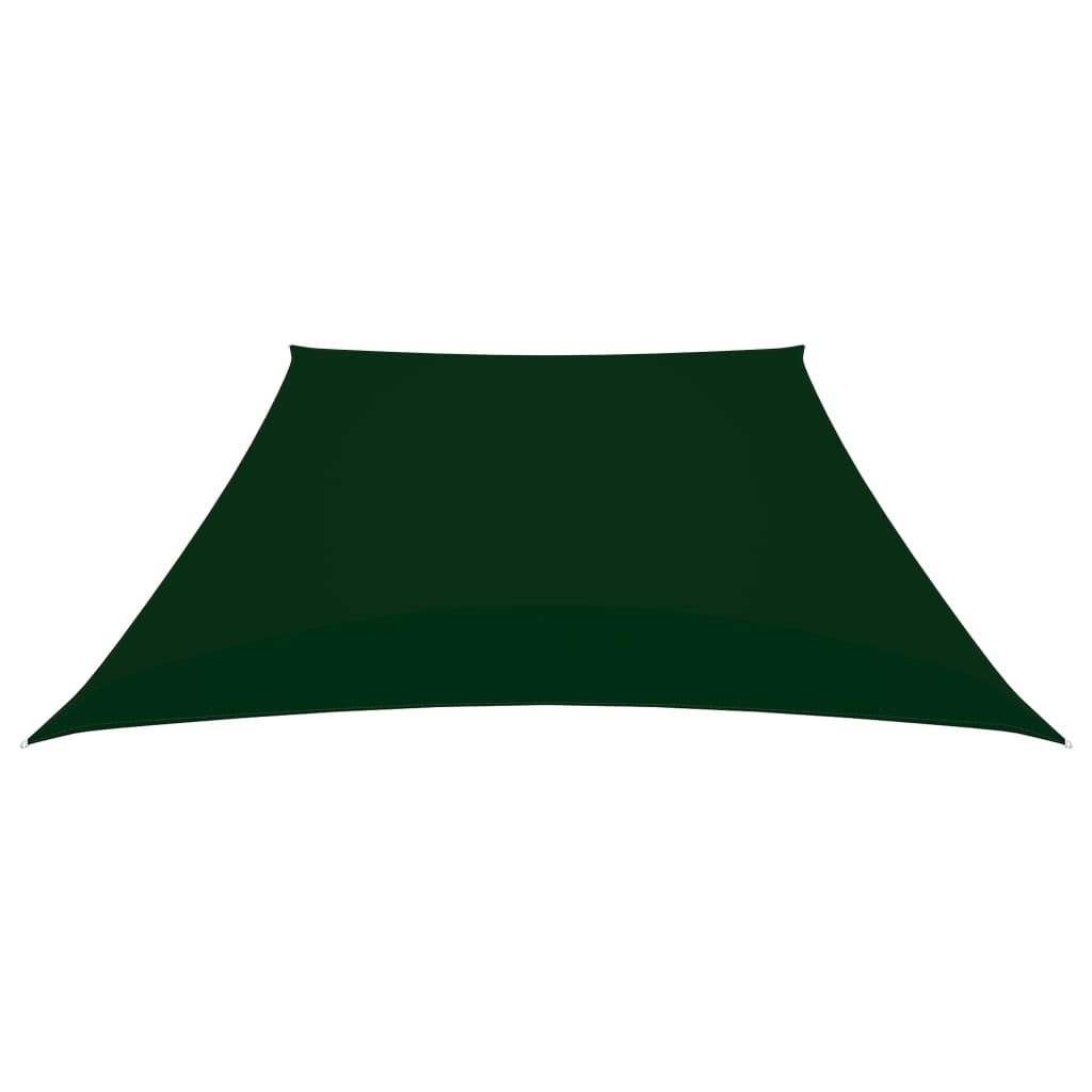 

vidaXL Zonnescherm trapezium 3/4x3 m oxford stof donkergroen