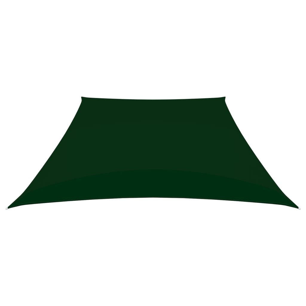 vidaXL Parasolar, verde închis, 3/5x4 m, țesătură oxford, trapez