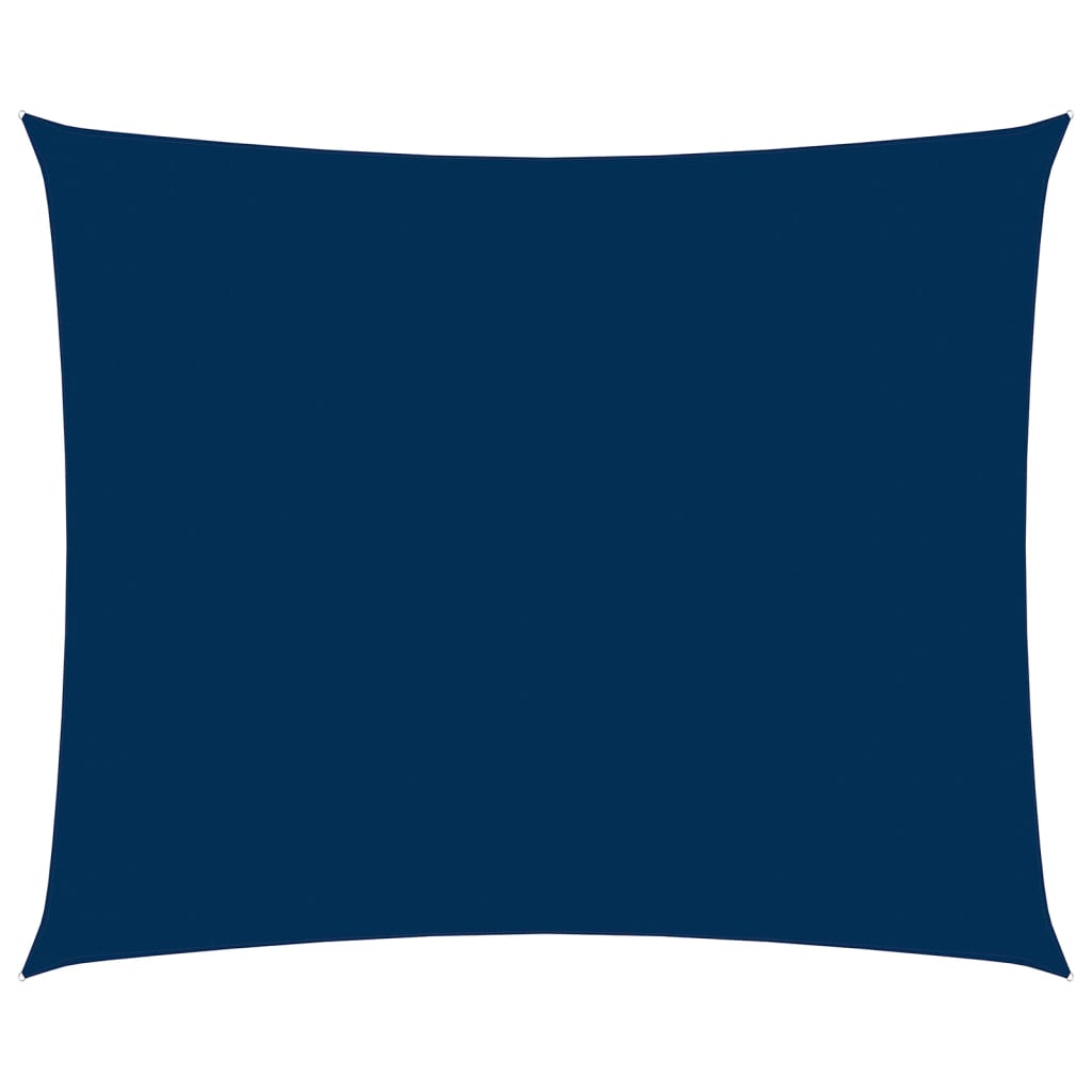 Toldo de vela rectangular tela oxford azul 3,5x4,5