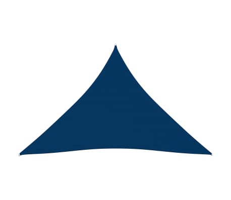 vidaXL Voile de parasol Tissu Oxford triangulaire 3,6x3,6x3,6 m Bleu
