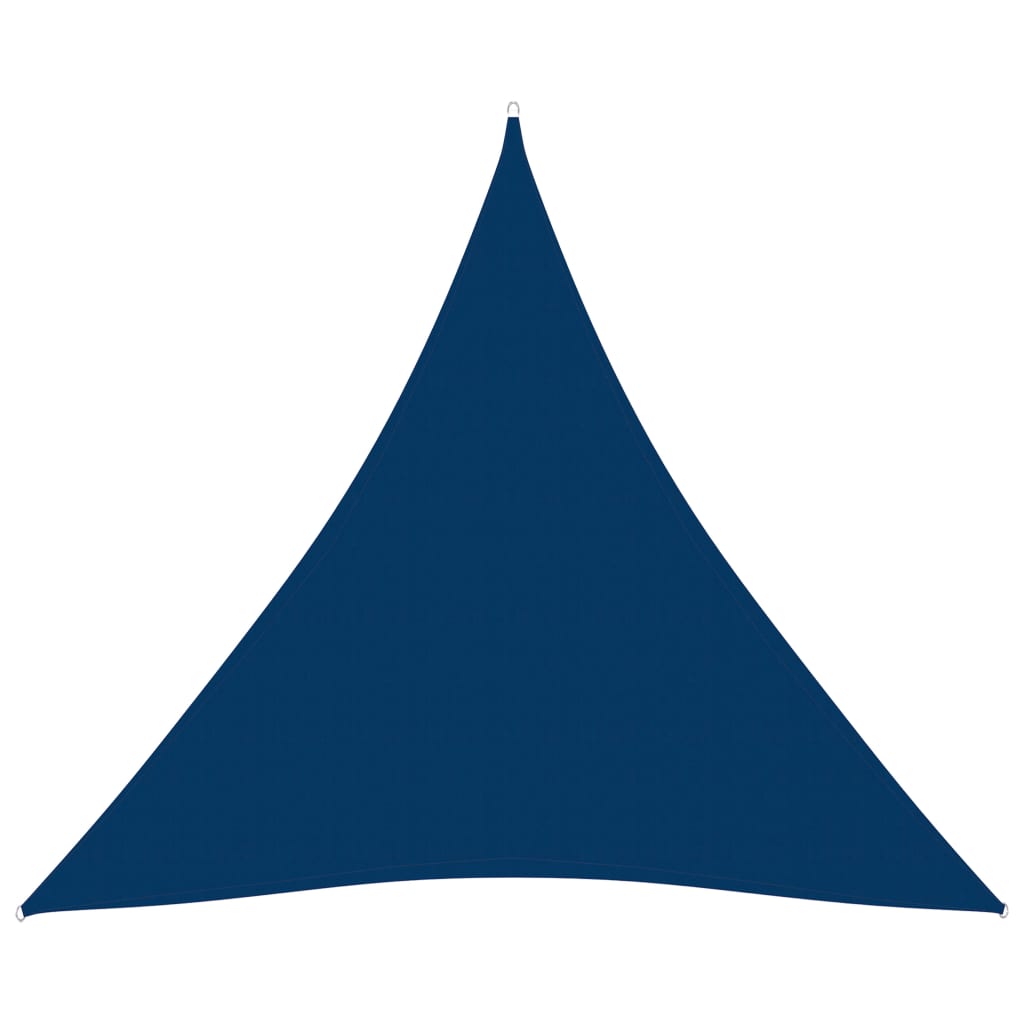 vidaXL Parasolar, albastru, 5x6x6 m, țesătură oxford, triunghiular vidaXL