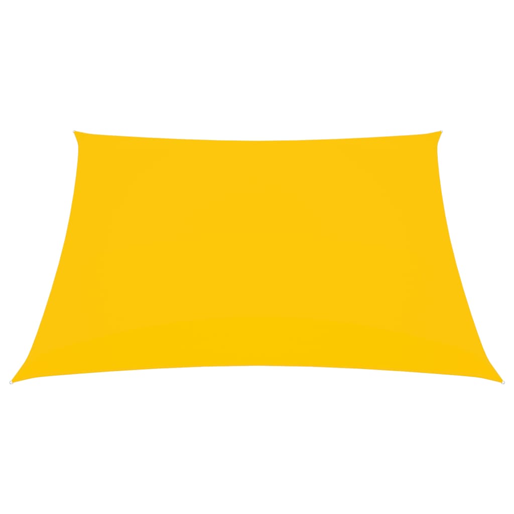 vidaXL Πανί Σκίασης Ορθογώνιο Κίτρινο 3 x 4,5 μ. από Ύφασμα Oxford
