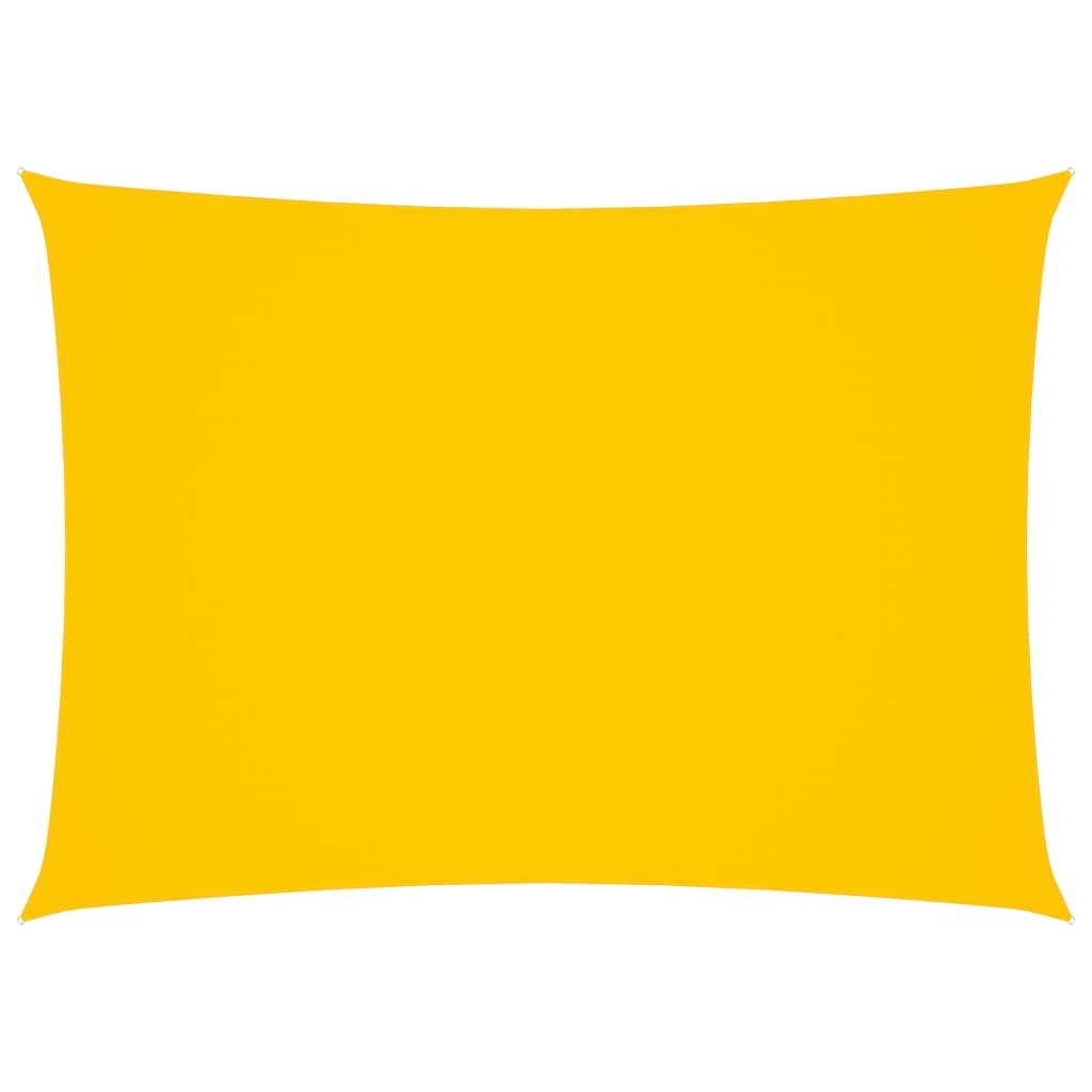 vidaXL Pânză parasolar, galben, 4×6 m, țesătură oxford, dreptunghiular vidaXL