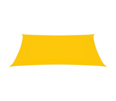 vidaXL Pânză parasolar, galben, 4x6 m, țesătură oxford, dreptunghiular