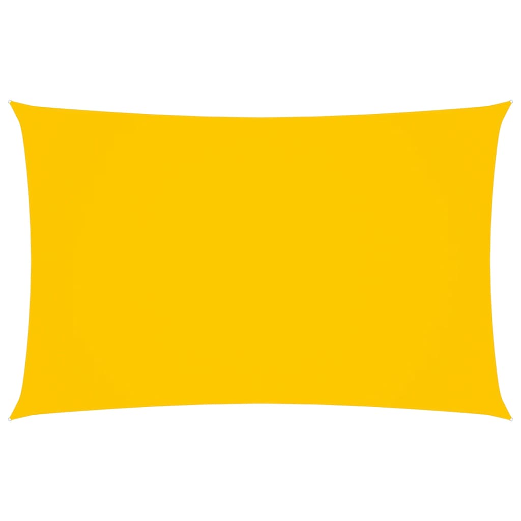 Toldo de vela rectangular tela oxford amarillo 4x7