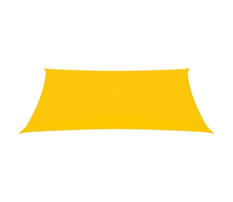 vidaXL Zonnescherm rechthoekig 5x7 m oxford stof geel