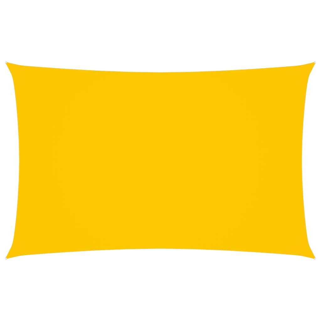 Stínící plachta oxfordská látka obdélníková 5 x 8 m žlutá