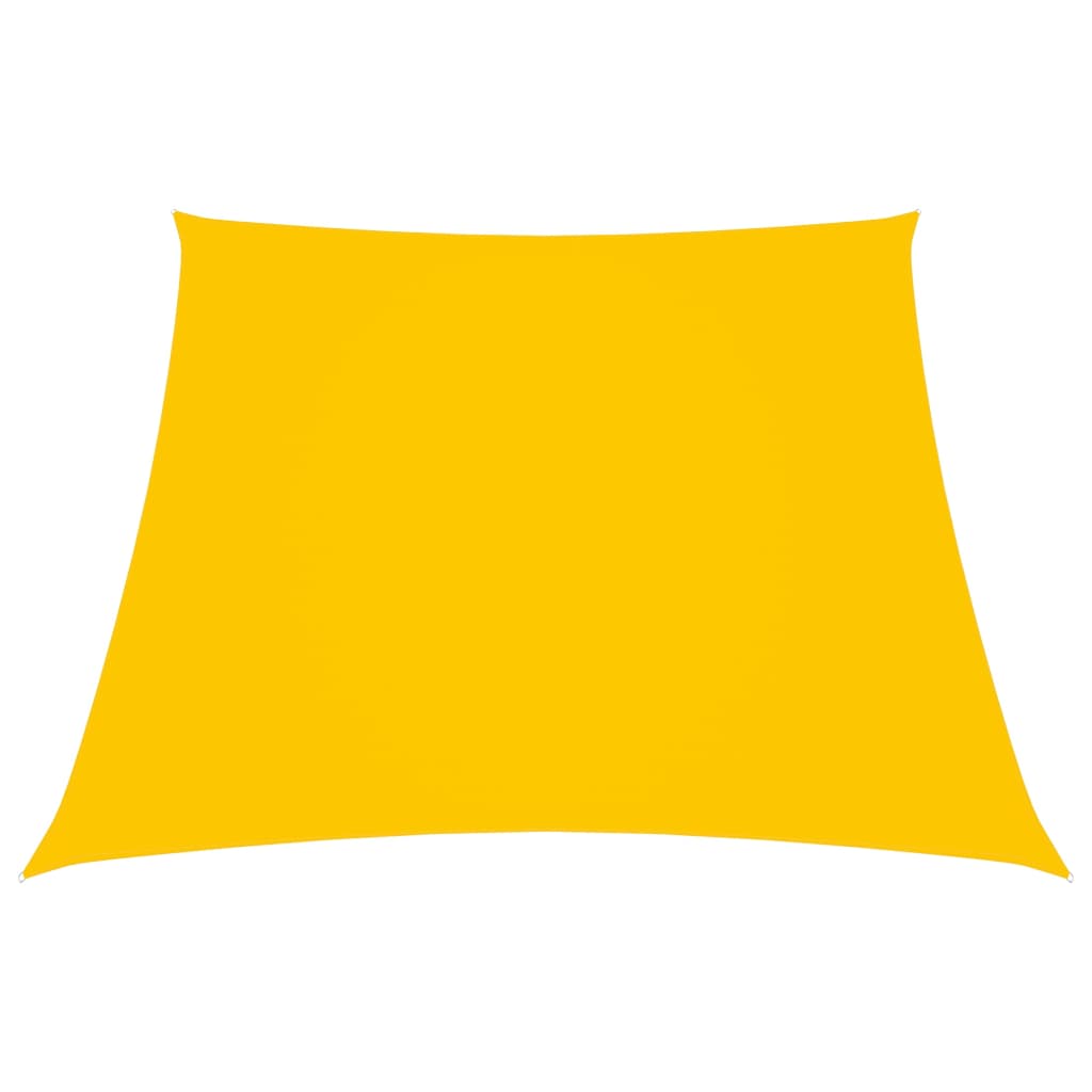 vidaXL Aurinkopurje Oxford-kangas puolisuunnikas 3/5×4 m keltainen