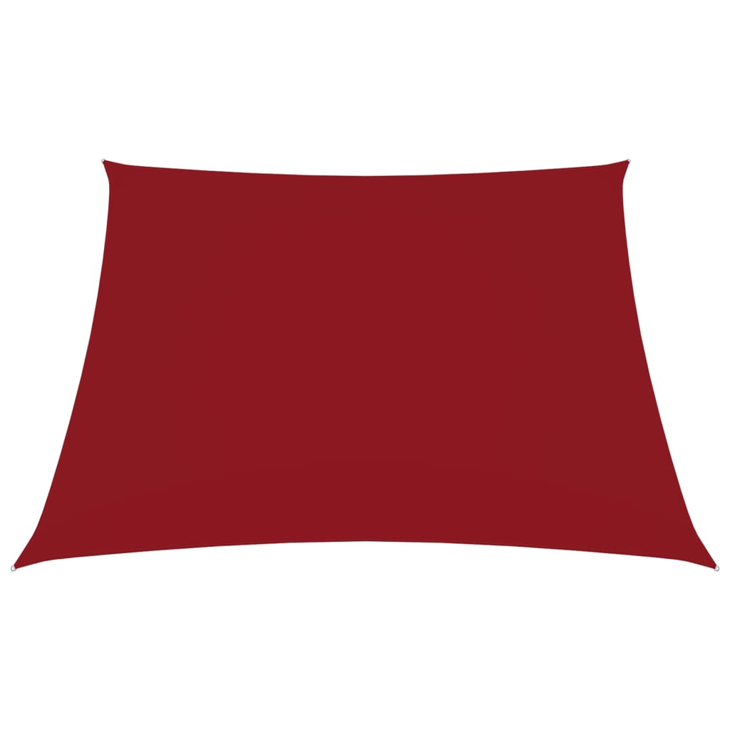 vidaXL Kwadratowy żagiel ogrodowy, tkanina Oxford, 4x4 m, czerwony