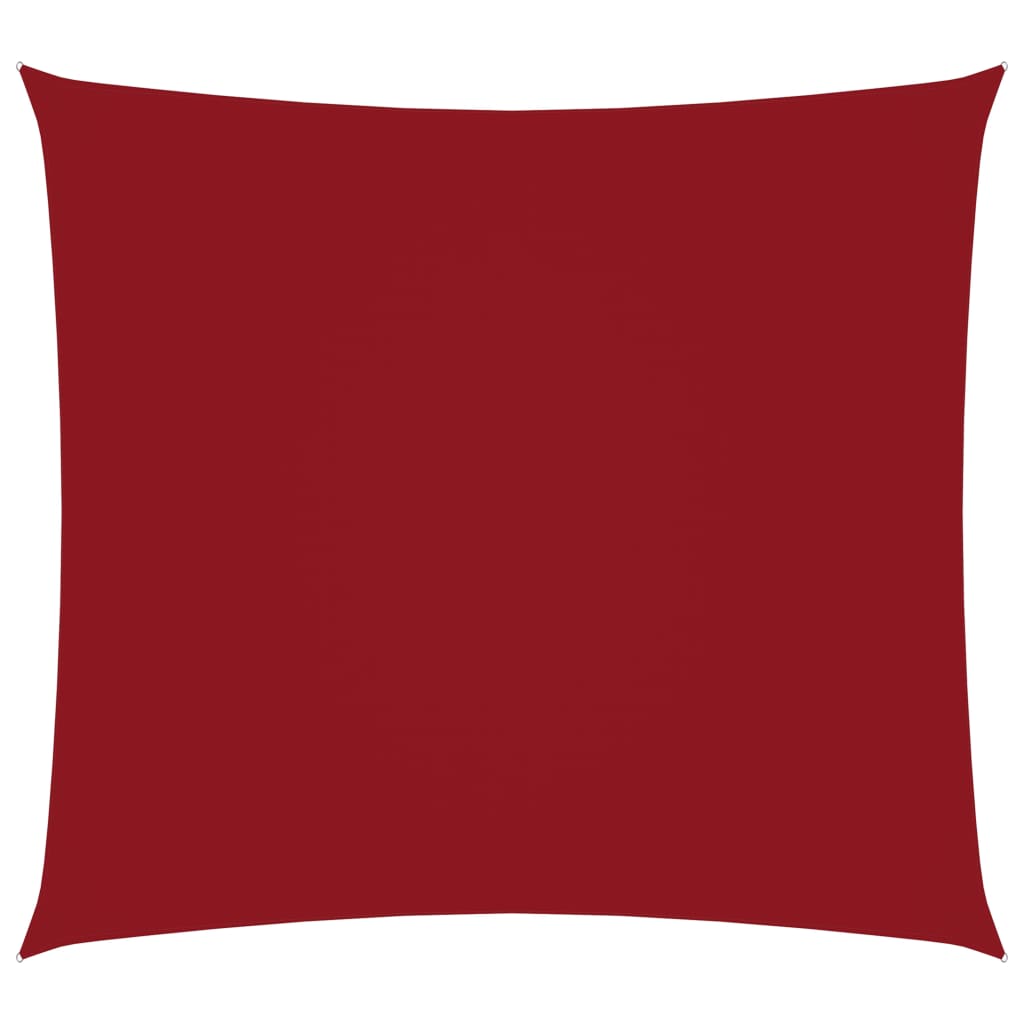 Sonnensegel Oxford-Gewebe Quadratisch 5×5 m Rot kaufen