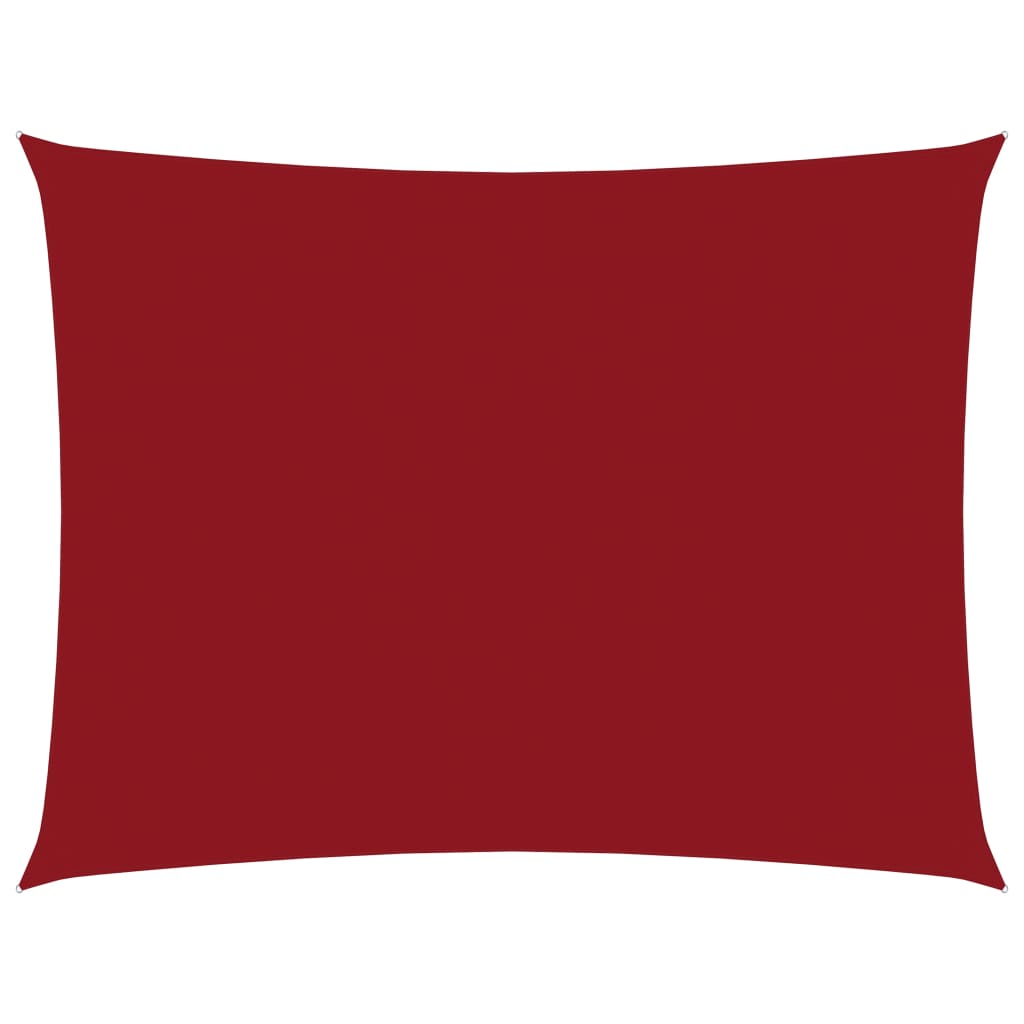 vidaXL Aurinkopurje Oxford-kangas suorakaide 3,5×4,5 m punainen