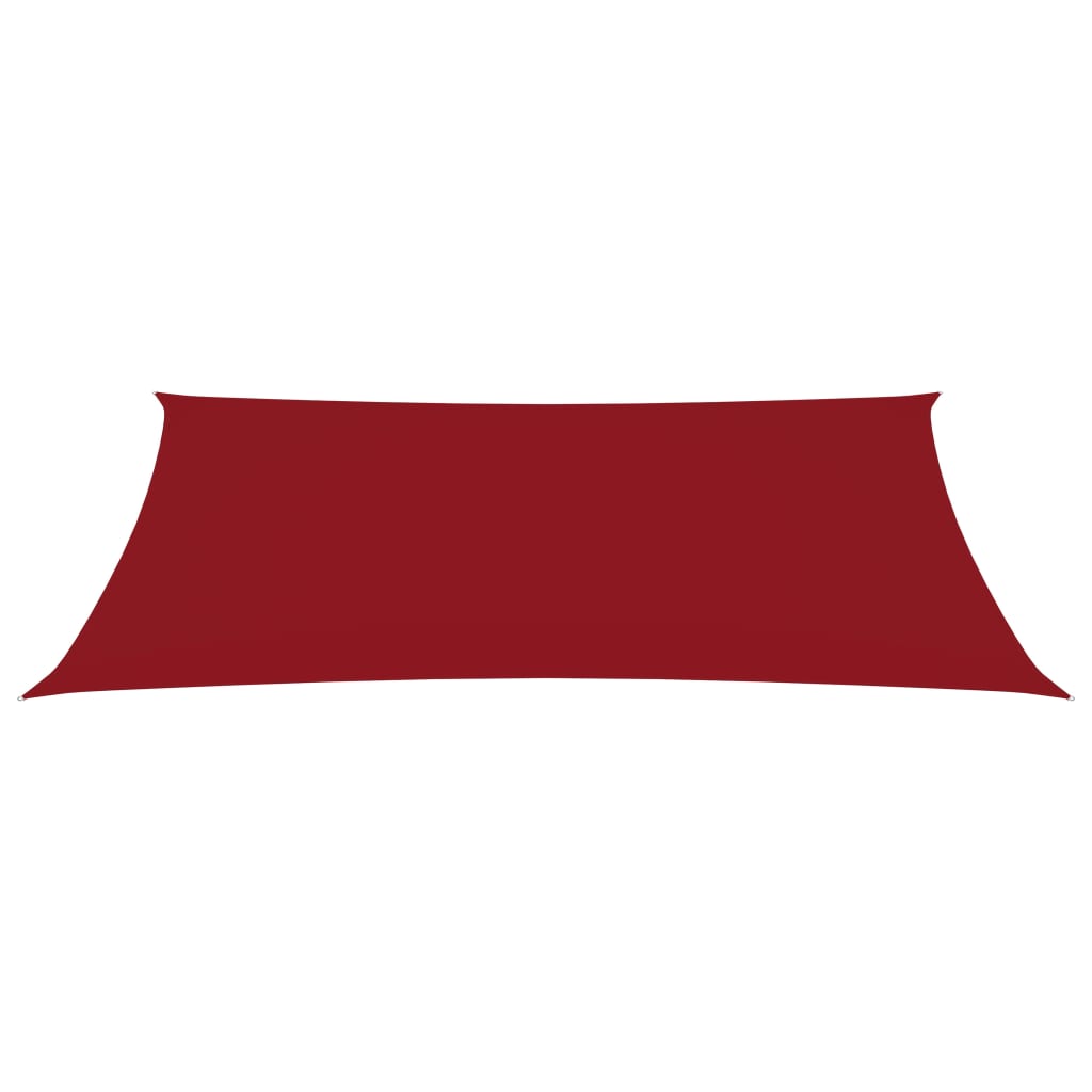 Stínící plachta oxfordská látka obdélníková 4 x 7 m červená