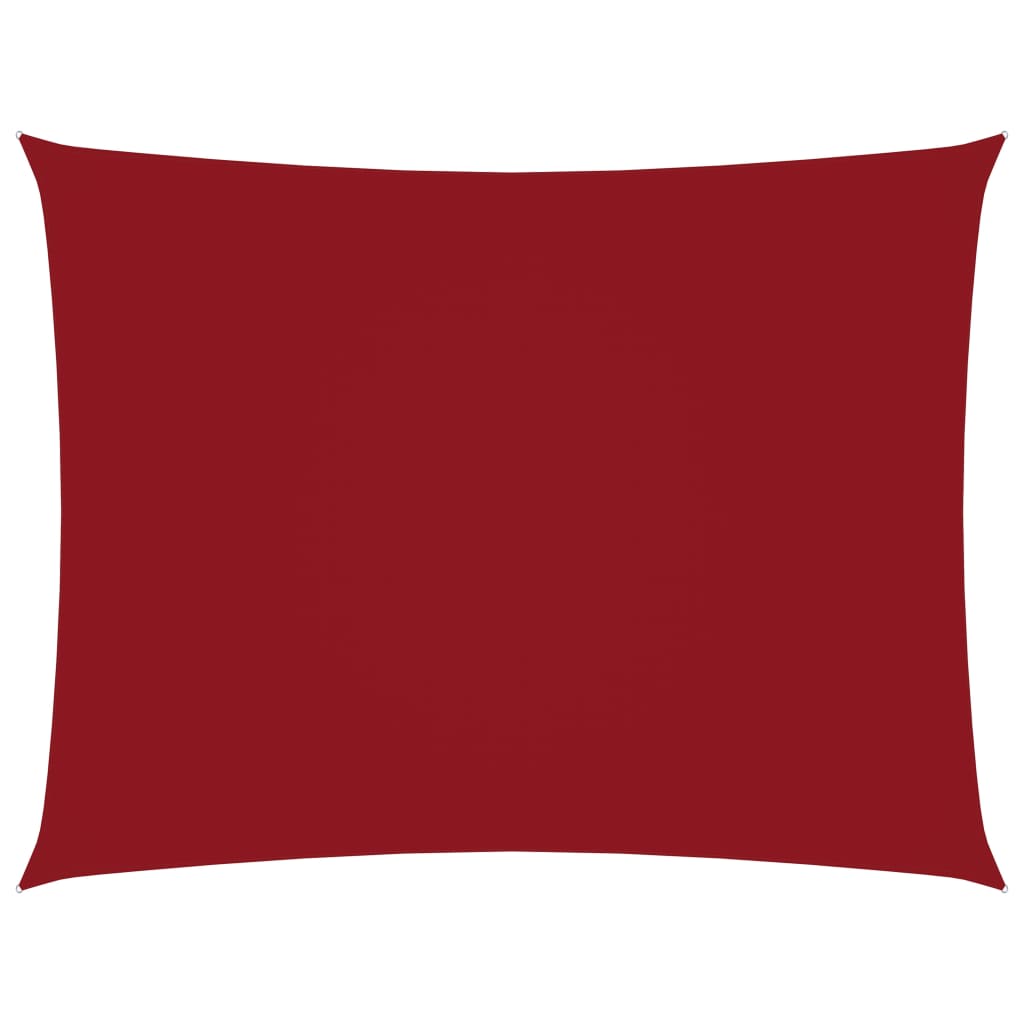 vidaXL Pânză parasolar, roșu, 6×7 m, țesătură oxford, dreptunghiular vidaXL