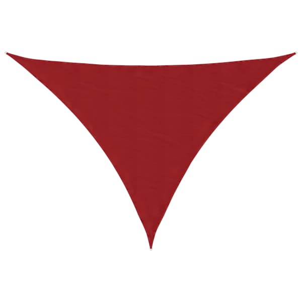 vidaXL oxford-kangast p&auml;ikesepuri, kolmnurk, 3 x 3 x 4,24 m, punane