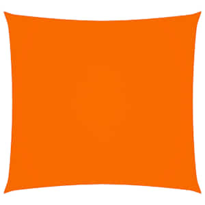 Stínící plachta oxfordská látka čtvercová 4,5 x 4,5 m oranžová - obrázek 2
