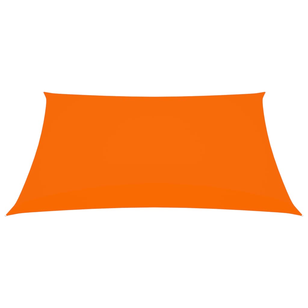 vidaXL Voile de parasol Tissu Oxford rectangulaire 3,5x4,5 m Orange