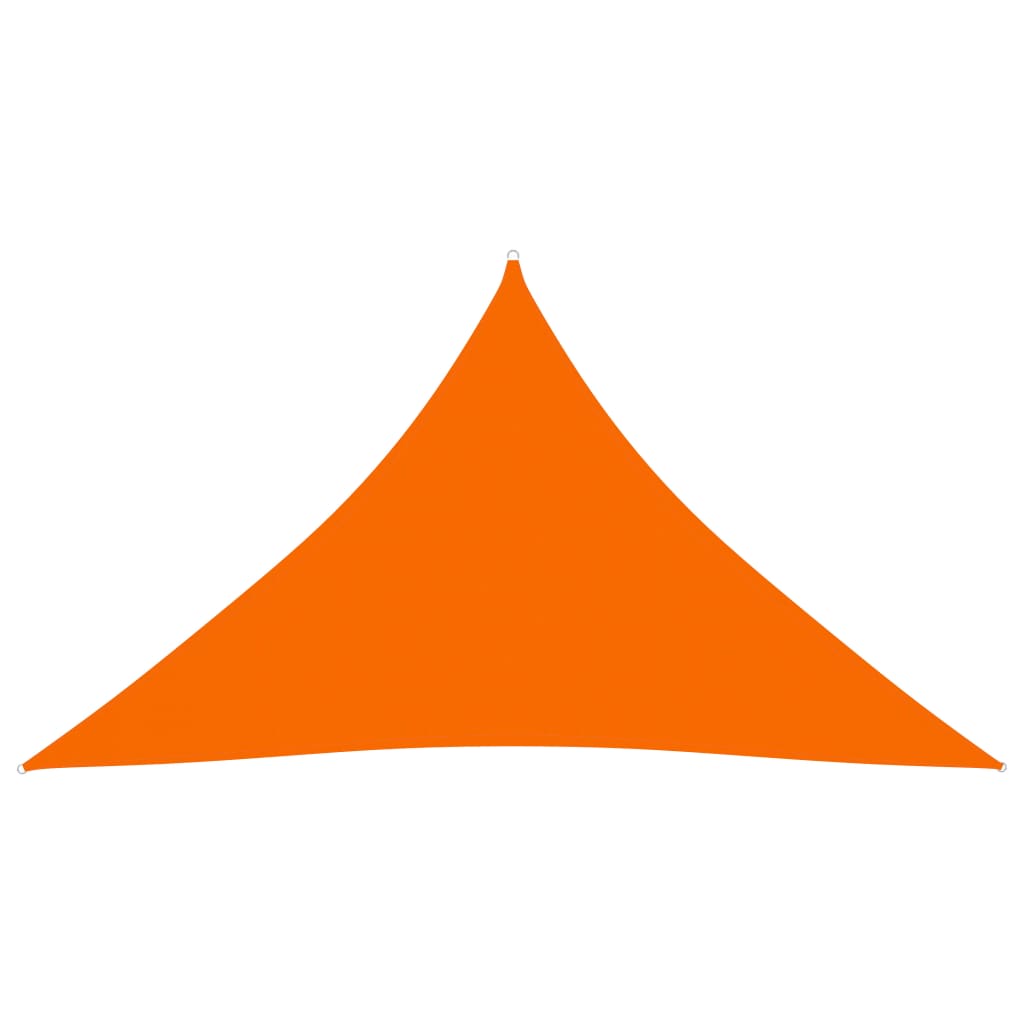 Toldo de vela triangular de tela oxford naranja 2,