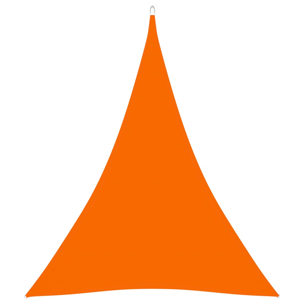 Toldo de vela triangular de tela oxford naranja 4x